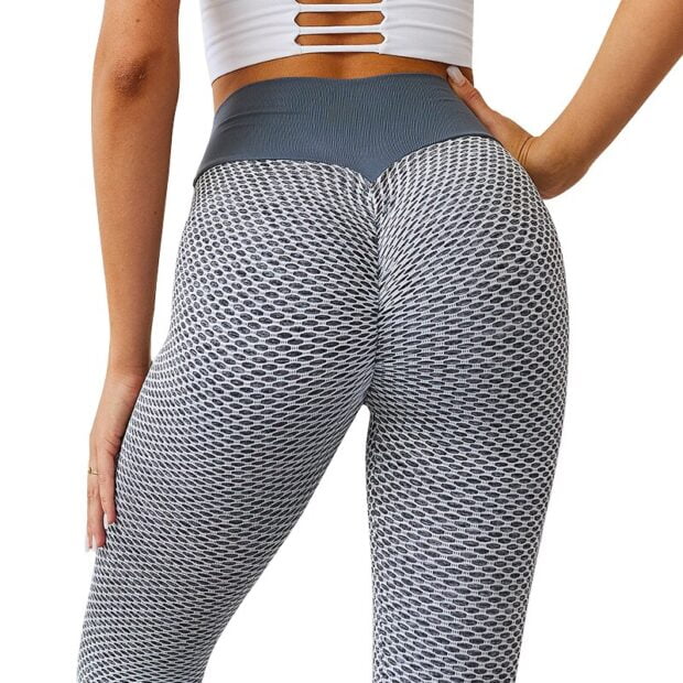 Grid Breathable Tights for Women - Image 4