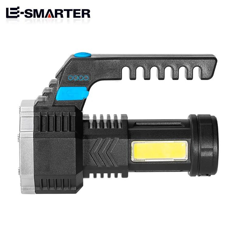 High Power LED Flashlights Camping Torch With 7 Lamp Beads And COB Side Light Rechargeable Outdoor Hiking Portable Hand Lantern - Image 3