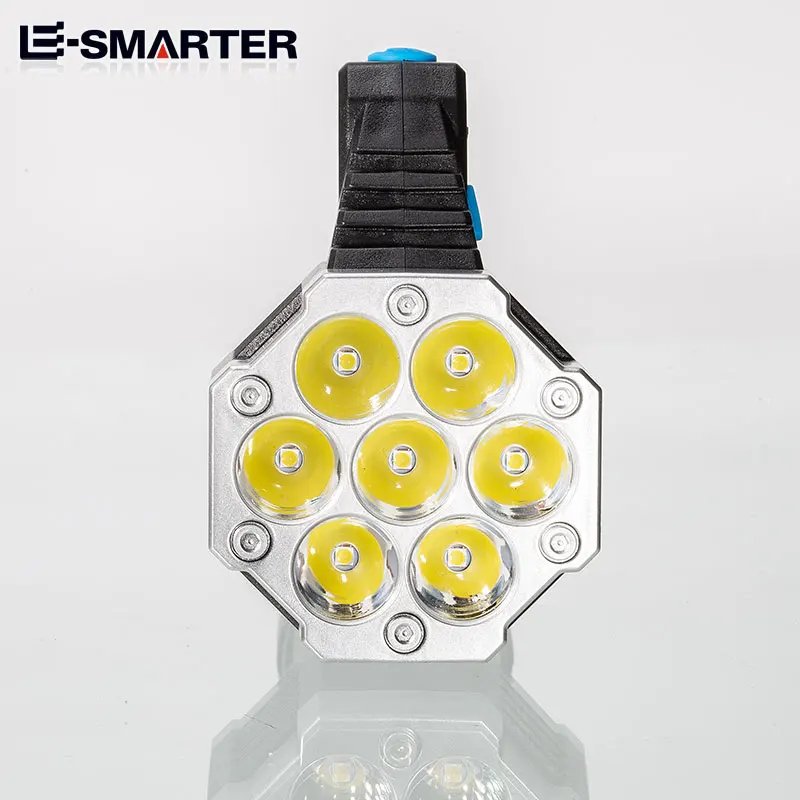 High Power LED Flashlights Camping Torch With 7 Lamp Beads And COB Side Light Rechargeable Outdoor Hiking Portable Hand Lantern - Image 4