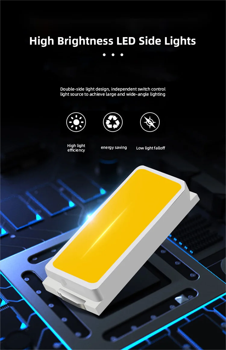 COB Multi-Functional Outdoor Emergency Portable Searchlight Solar Two-Color USB Rechargeable Outdoor Lighting Torch For Camping