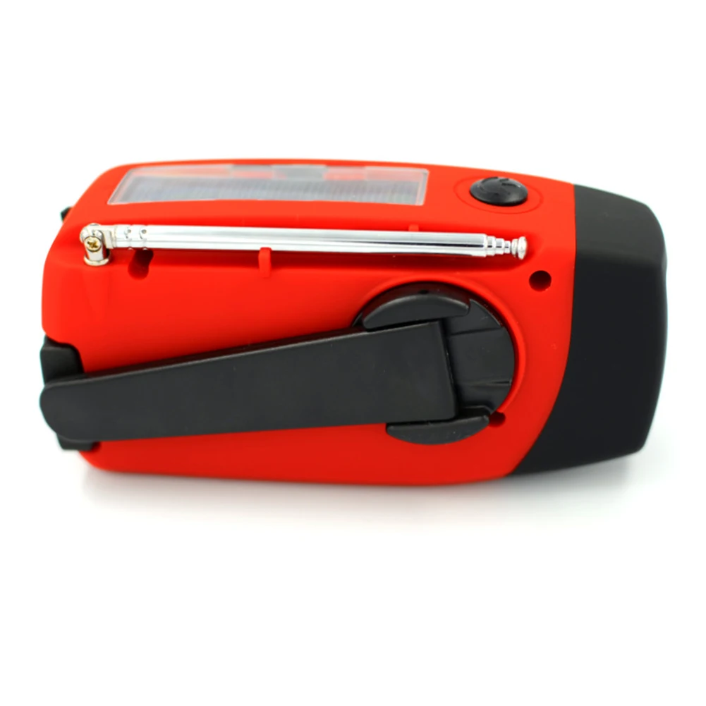 Solar Hand Crank Powered Camping Light With AM/FM Radio Outdoor 2000mAh USB Charging Multifunctional Hand Dynamo LED Flashlight Solar Hand Crank Powered Camping Light With AM/FM Radio Outdoor 2000mAh USB Charging Multifunctional Hand Dynamo LED Flashlight