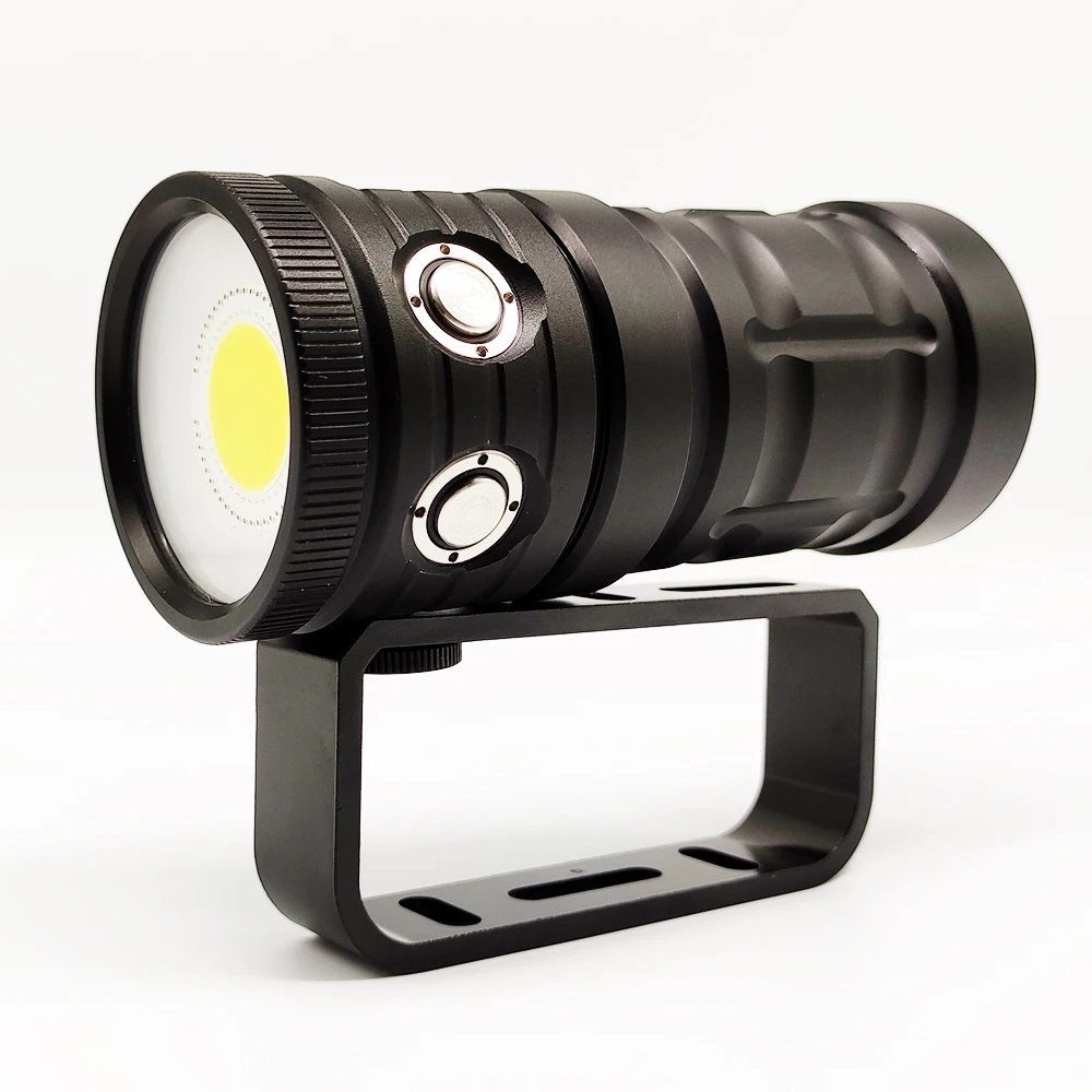 Professional Photography Underwater Lamp For Diving Torch COB LED IPX8 100M Diving Flashlight Camera Video Fill Light Lantern