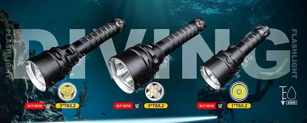 Professional Photography Underwater Lamp For Diving Torch COB LED IPX8 100M Diving Flashlight Camera Video Fill Light Lantern