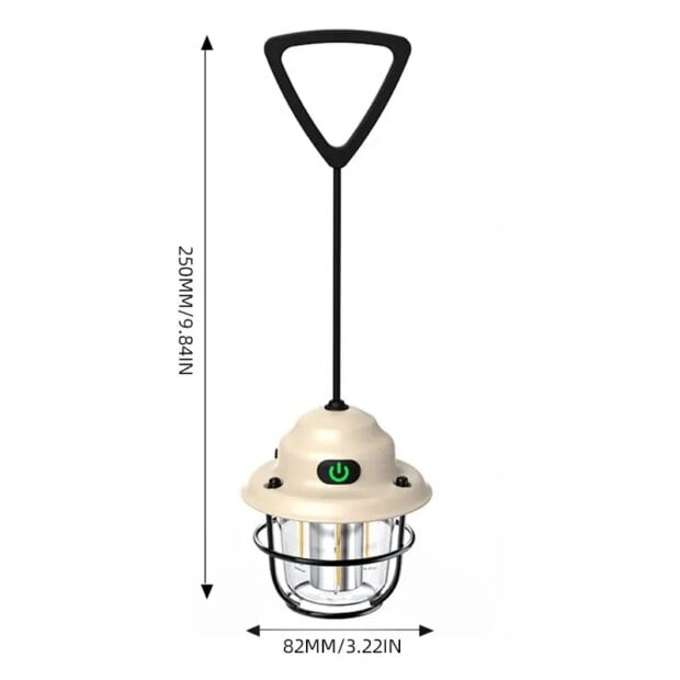 Mini LED Camping Lanterns Type-C Rechargeable Dimming Portable Hanging Tent Light 1200mAh for Hiking Fishing Emergency Lanterns - Image 6