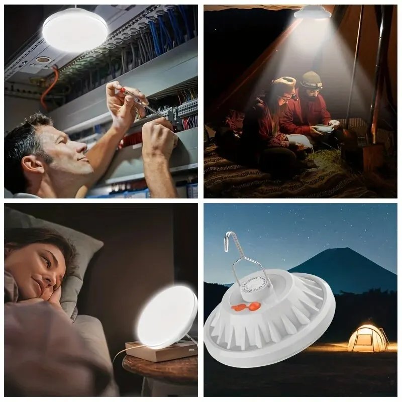 Rechargeable LED Camping Light - High Lumen, Waterproof, 3 Lighting Modes - Ideal for Hiking and Outdoor Lighting Rechargeable LED Camping Light - High Lumen, Waterproof, 3 Lighting Modes - Ideal for Hiking and Outdoor Lighting