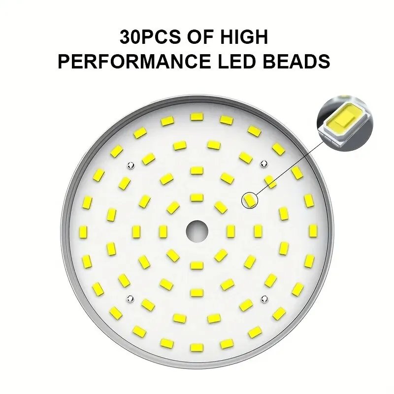 Rechargeable LED Camping Light - High Lumen, Waterproof, 3 Lighting Modes - Ideal for Hiking and Outdoor Lighting Rechargeable LED Camping Light - High Lumen, Waterproof, 3 Lighting Modes - Ideal for Hiking and Outdoor Lighting