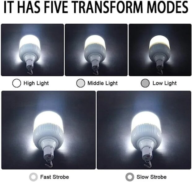 USB Rechargeable LED multifunctional Emergency Lights House Outdoor Portable Lanterns Emergency Lamp  Lantern BBQ Camping Light - Image 6