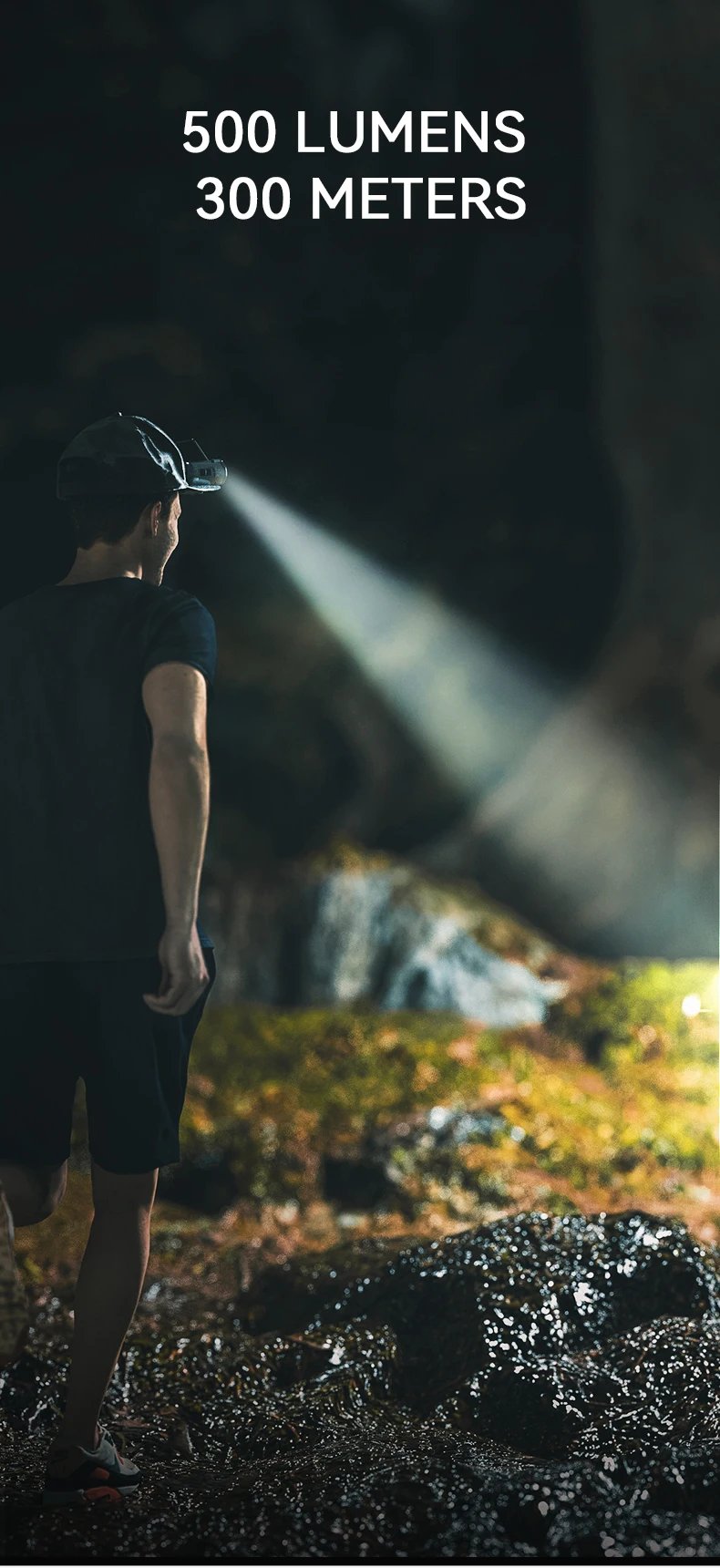 Warsun Owl Headlamp Type-c Rechargeable Headlight Portable Rotating Hunting Lights Led Flashlight Fishing Front Bicycle Light