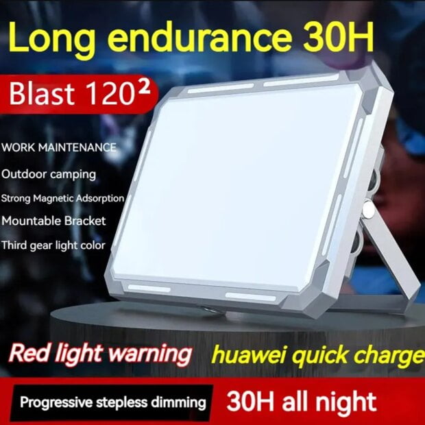 Portable LED Camping Tent Light Rechargeable Searchlight High Power Outdoor Emergency Lighting Waterproof Hanging Night Lamp - Image 2