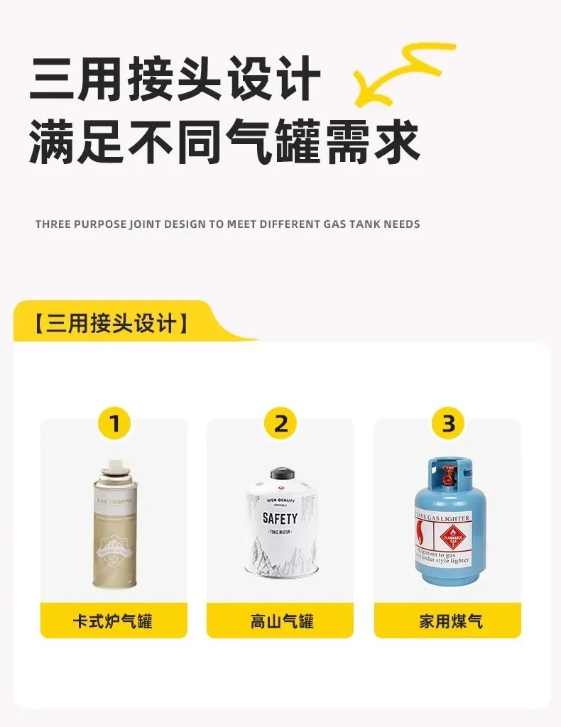 20000W 7-Core Camping Stove Strong Fire Power Portable Tourist Camping Burners Folding Hiking Picnic BBQ Cooking Equipment