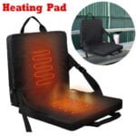 Foldable Heated Seat Cushion Portable with Pocket 3 Speed Temperature USB Charging for Outdoor Travel Fishing
