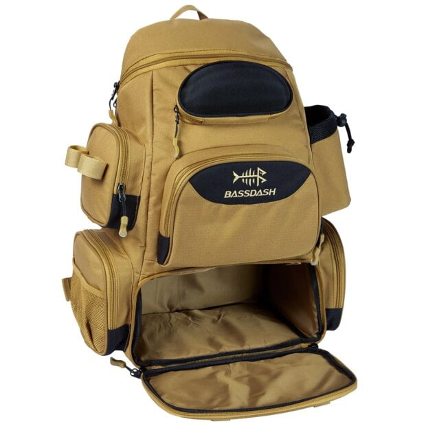 Bassdash Fishing Bag Tackle Backpack Lightweight Tactical Tackle Box Multifunctional - Image 6