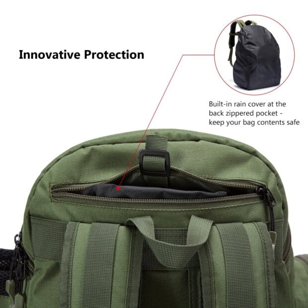 Bassdash Fishing Bag Tackle Backpack Lightweight Tactical Tackle Box Multifunctional - Image 5