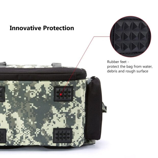 Bassdash Fishing Bag Tackle Backpack Lightweight Tactical Tackle Box Multifunctional - Image 9