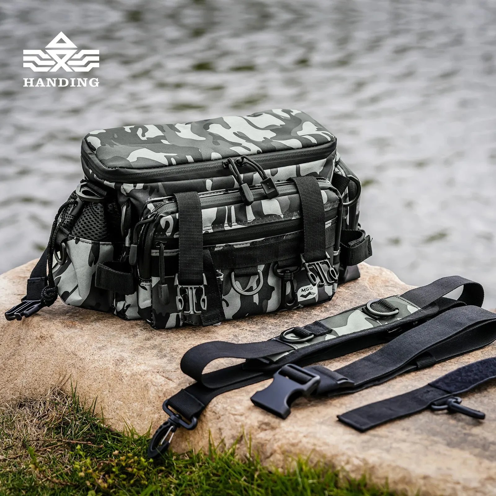Multi-Functional Waterproof Fishing Tackle Storage Bag Lure Accessories Diagonal Waist Bags - Image 3