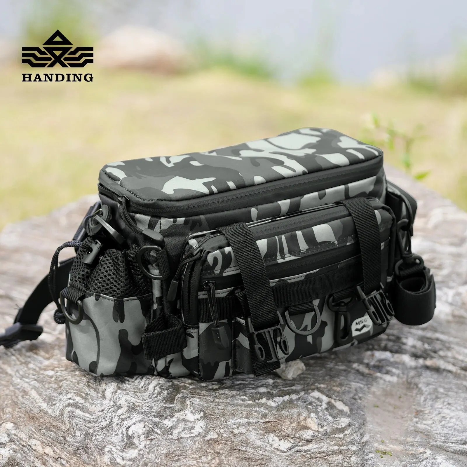 Multi-Functional Waterproof Fishing Tackle Storage Bag Lure Accessories Diagonal Waist Bags - Image 4