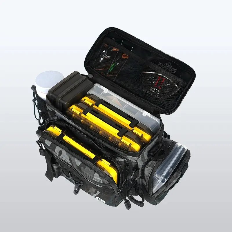 Multi-Functional Waterproof Fishing Tackle Storage Bag Lure Accessories Diagonal Waist Bags - Image 2