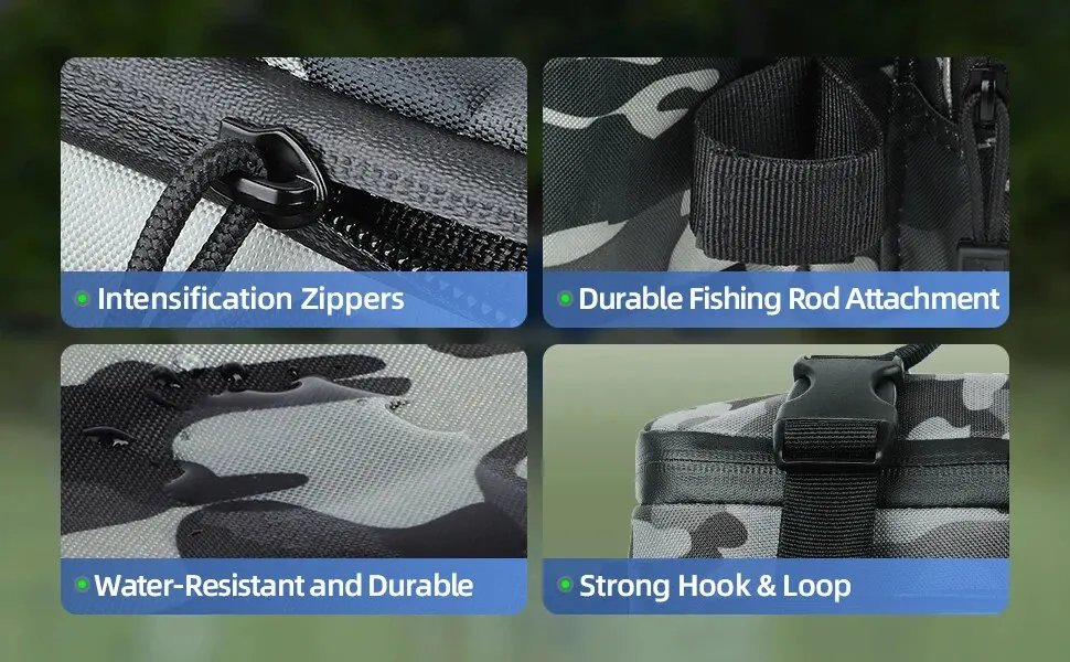 Multi-Functional Waterproof Fishing Tackle Storage Bag Lure Accessories Diagonal Waist Bags - Image 7