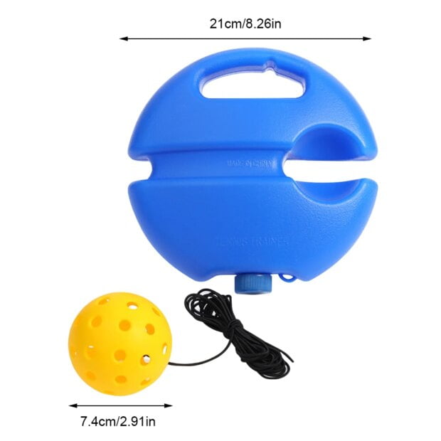 Pickleball Training Aids Bases With Elastic Rope Ball Professional Pickleball Practice Tool Self-Duty Rebound Pickleball Trainer - Image 5