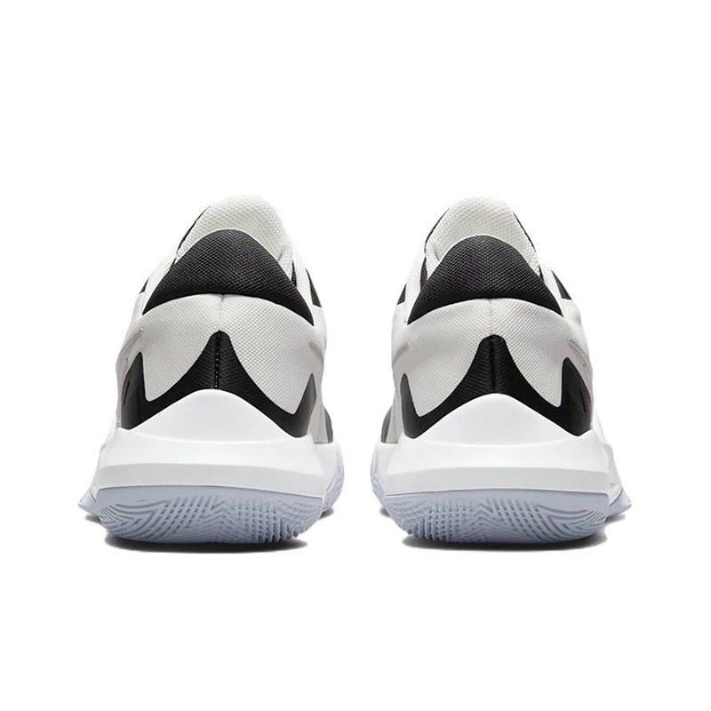 Original Nike Precision 6 Man's Basketball Shoes Low Top Wear Resistant Non-slip Black White Sneakers DD9535-004