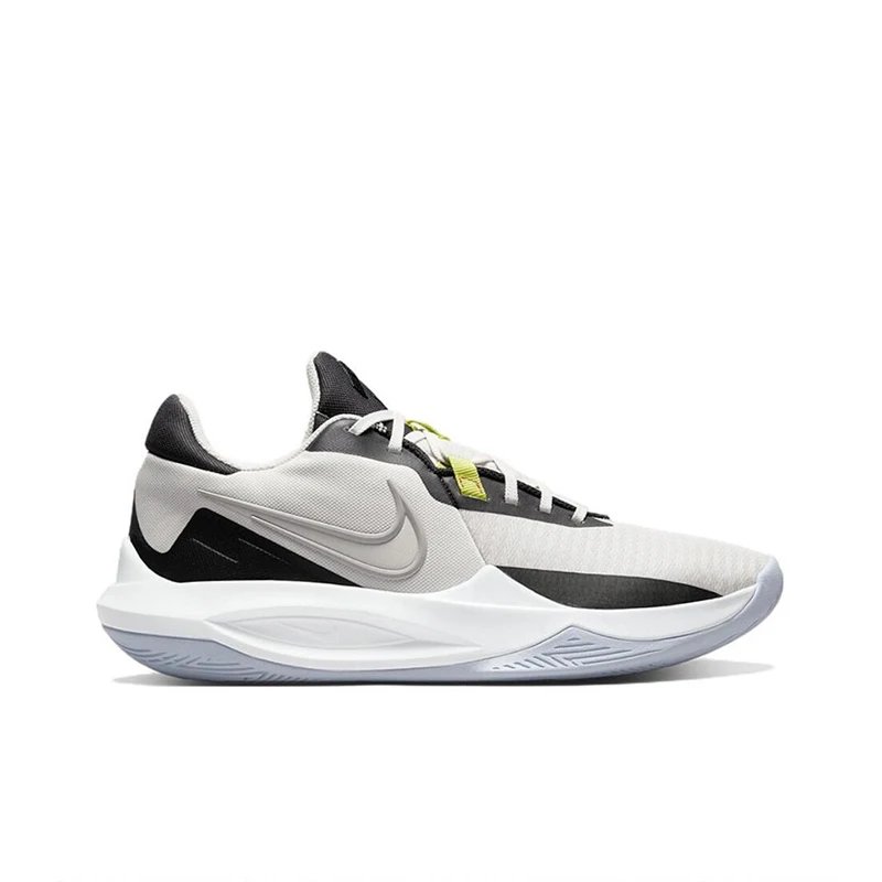Original Nike Precision 6 Man's Basketball Shoes Low Top Wear Resistant Non-slip Black White Sneakers DD9535-004