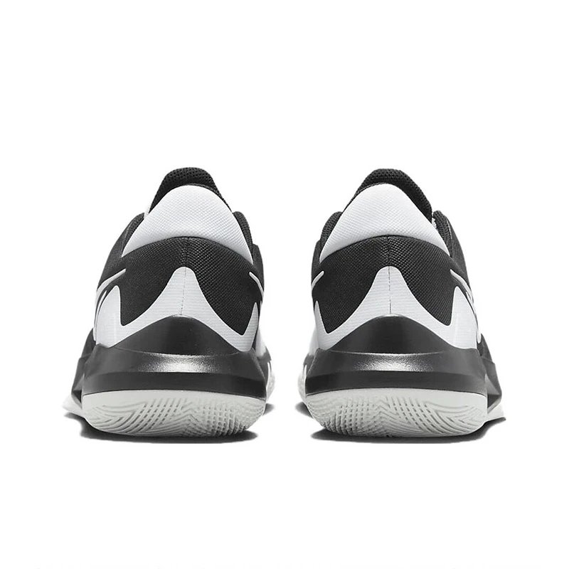 Original Nike Precision 6 Man's Basketball Shoes Low Top Wear Resistant Non-slip Black White Sneakers DD9535-004