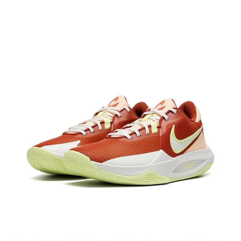 Original Nike Precision 6 Man's Basketball Shoes Low Top Wear Resistant Non-slip Black White Sneakers DD9535-004