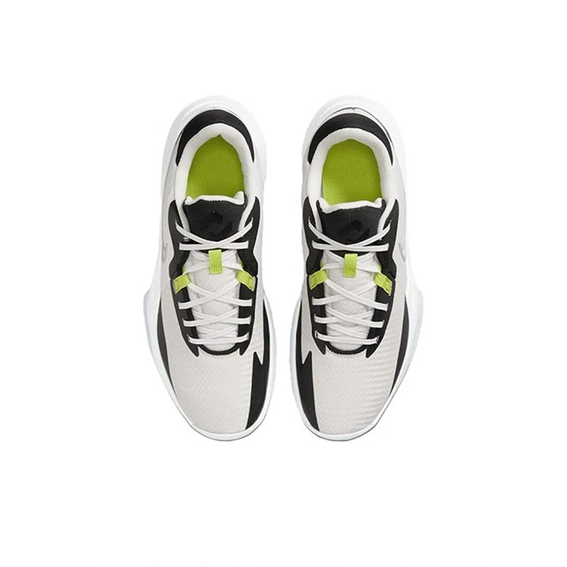 Original Nike Precision 6 Man's Basketball Shoes Low Top Wear Resistant Non-slip Black White Sneakers DD9535-004