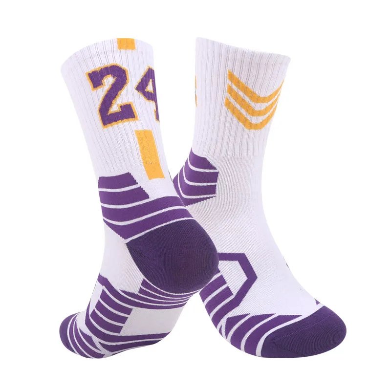 New Elite Basketball Socks Men Outdoor Running Socks Men Non-slip Basketball Socks Breathable Sweat Absorbing Socks