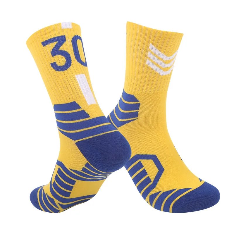New Elite Basketball Socks Men Outdoor Running Socks Men Non-slip Basketball Socks Breathable Sweat Absorbing Socks