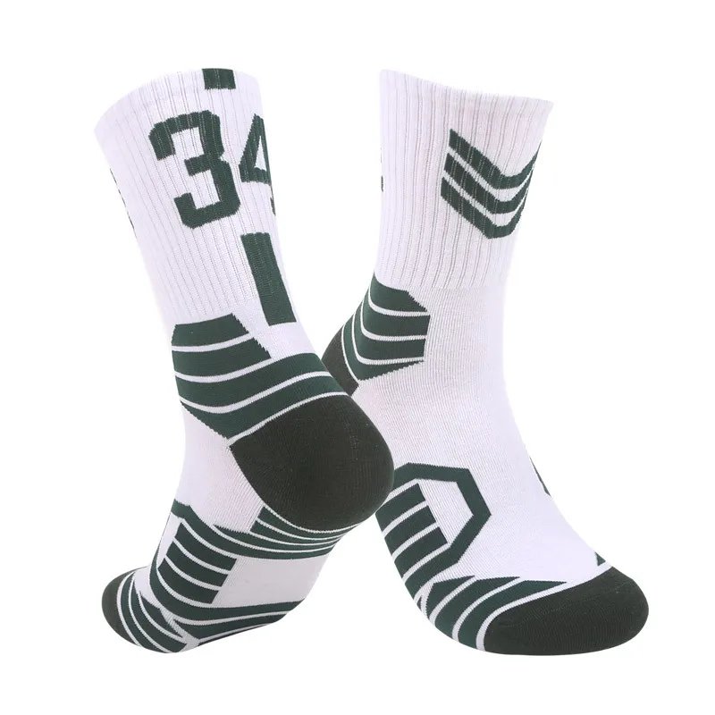 New Elite Basketball Socks Men Outdoor Running Socks Men Non-slip Basketball Socks Breathable Sweat Absorbing Socks