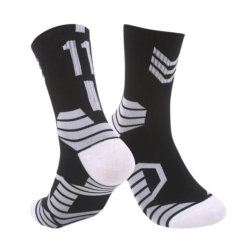 New Elite Basketball Socks Men Outdoor Running Socks Men Non-slip Basketball Socks Breathable Sweat Absorbing Socks