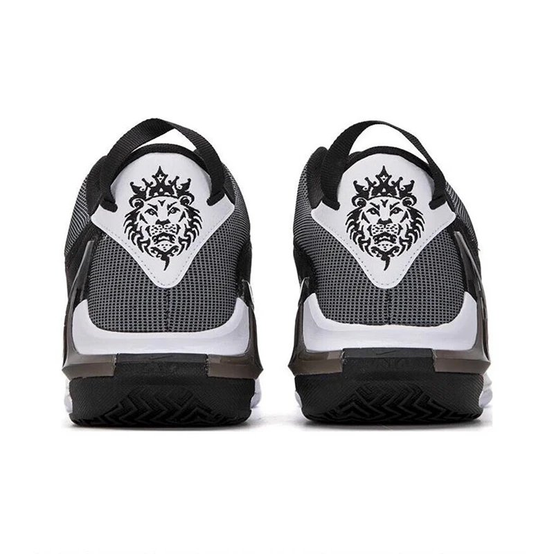 Original Nike LeBron Witness 7 EP James Man's Basketball Shoes Low Top Wear Resistant Non-slip Grayish Green Sneakers DM1122-006