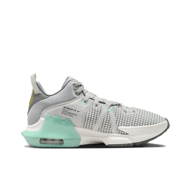 Original Nike LeBron Witness 7 EP James Man's Basketball Shoes Low Top Wear Resistant Non-slip Grayish Green Sneakers DM1122-006 - Image 2