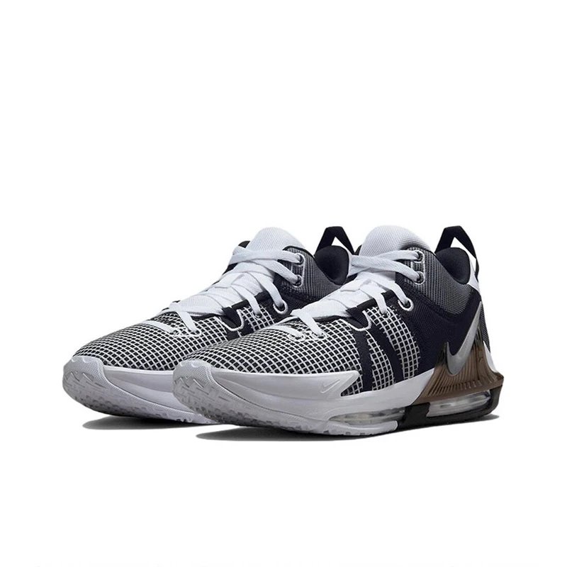 Original Nike LeBron Witness 7 EP James Man's Basketball Shoes Low Top Wear Resistant Non-slip Grayish Green Sneakers DM1122-006