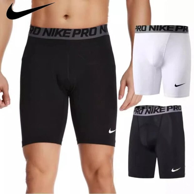 Original Nike Tight Pro Shorts Men's Basketball Running Fitness Training Base Sports High Spring Quick Drying Shorts