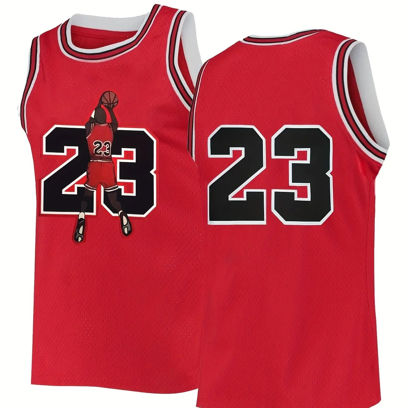 2024 Basketball Jersey Kids Adult Tank Top Kobe 24 Jordan 23 James 23 Vest Sports Tops Men's T-Shirt Summer Breathable Boy Vest