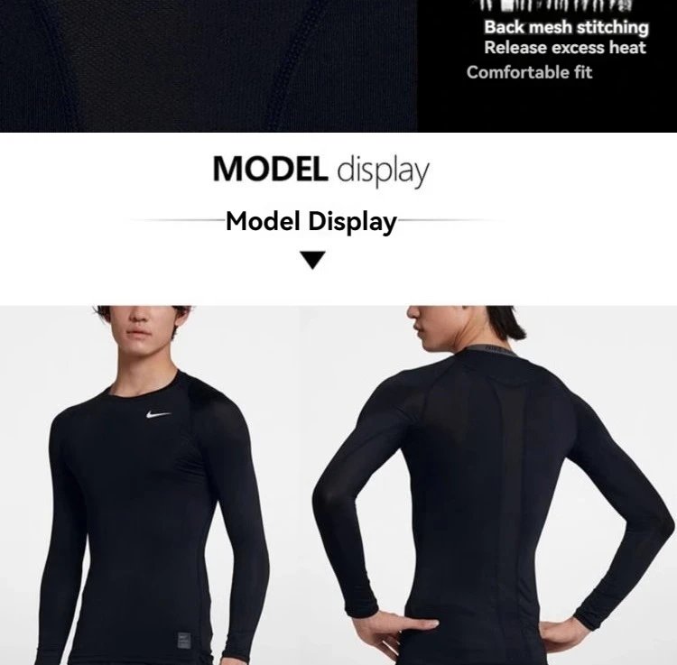 Original Nike Breathable Quick Dry Training Bodysuit Men's Gray and Black 933315-010