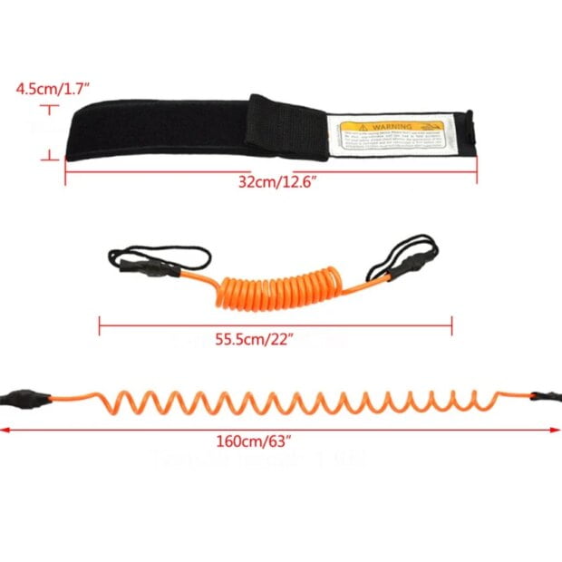 Surfing Kayak Boat Leash Rope Safety Paddle Stand Up Paddle Surfing Leash Safety Hand Rope For Surfboard - Image 6
